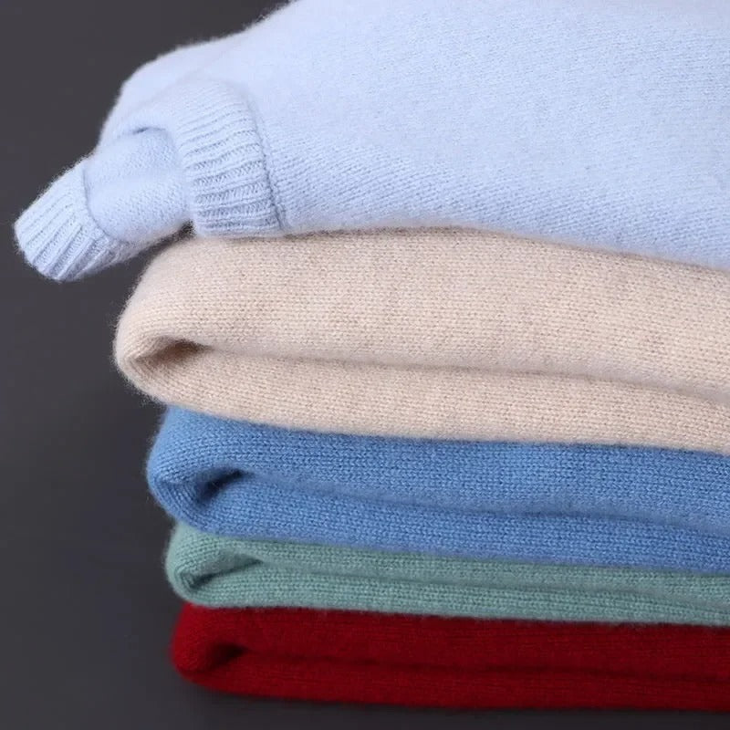 Pull en laine luxueux pour hommes | Simple et doux