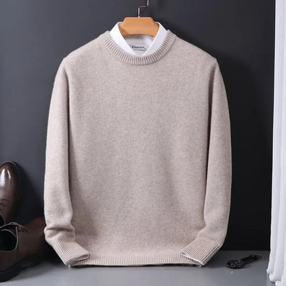 Pull en laine luxueux pour hommes | Simple et doux