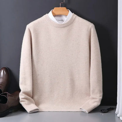 Pull en laine luxueux pour hommes | Simple et doux