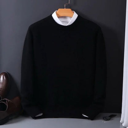 Pull en laine luxueux pour hommes | Simple et doux